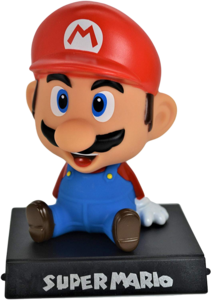 Mario Bobble Head with Stand and Mobile Holder