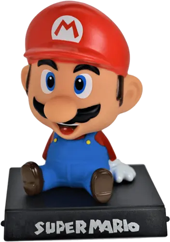 Mario Bobble Head with Stand and Mobile Holder