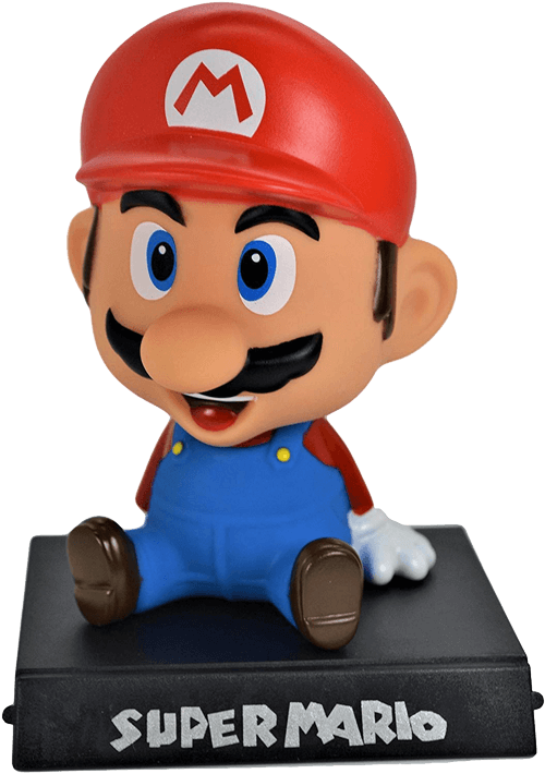Cable Guy Mario Bobble Head Stand Holder - Figure