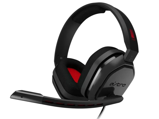 Astro A10 WIRED Gaming Headset - Red and Black