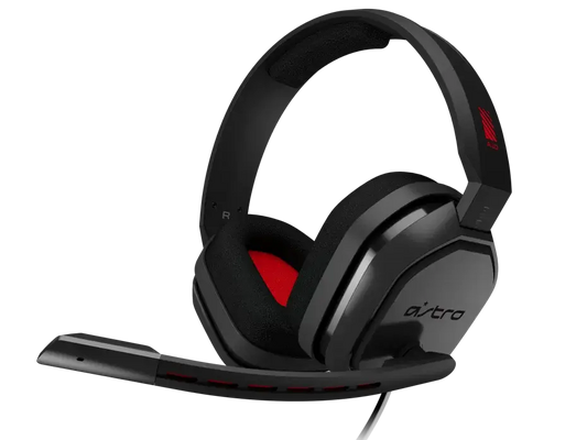Astro A10 WIRED Gaming Headset - Red and Black