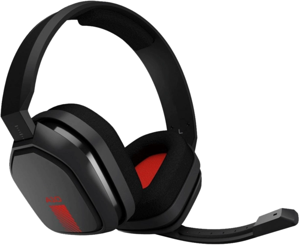 Astro A10 WIRED Gaming Headset - Red and Black