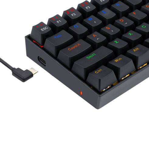  Redragon K606 Rainbow Mechanical Gaming Keyboard blue switch 