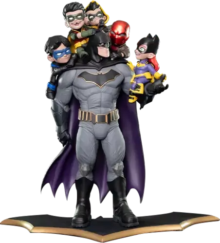 تمثال باتمان واسرته