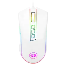 Redragon M711 COBRA Wired Gaming Mouse - White