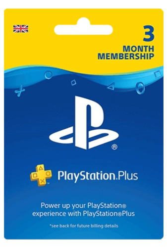 PlayStation Plus 3 Months Membership Subscription UK