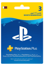 Qatar PlayStation Plus: 3 Month Membership