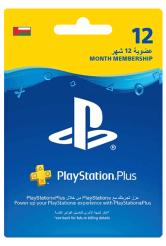 Oman PlayStation Plus 12 Months Membership