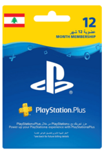 Playstation Plus Membership Lebanon 12 Months