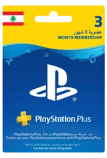 Playstation Plus Membership Lebanon 3 Months