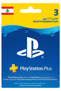 اشتراك 3 أشهر بلس لبناني -  للبيع في مصر من خلال Games2Egypt