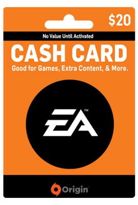 origin gift card 20$ usa