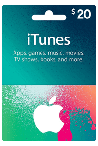Apple iTunes Gift Card USA $20 -  for sale in Egypt from Games2Egypt