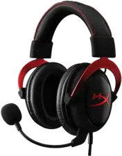 HyperX Cloud II Wired Gaming Headset - Black & Red