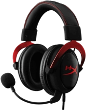 HyperX Cloud II Wired Gaming Headset - Black & Red