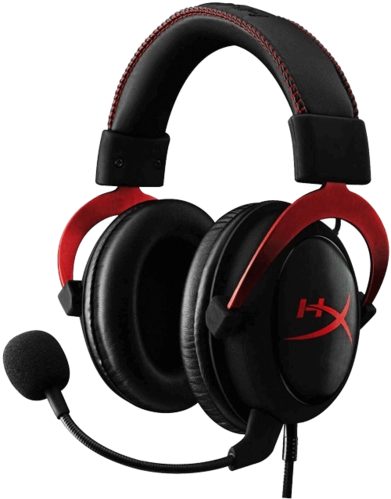 HyperX Cloud II Wired Gaming Headset - Black & Red