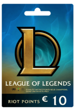 League of Legends 10 EUR EU WEST Prepaid CD Key