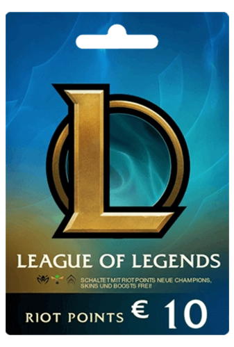 League of Legends 10 EUR EU WEST Prepaid CD Key