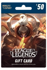 League of Legends Gift Card Riot 50 USD Key NORTH AMERICA