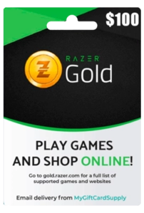 Razer Gold 100$ Global Gift Card