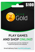 Razer Gold 100$ Global Gift Card