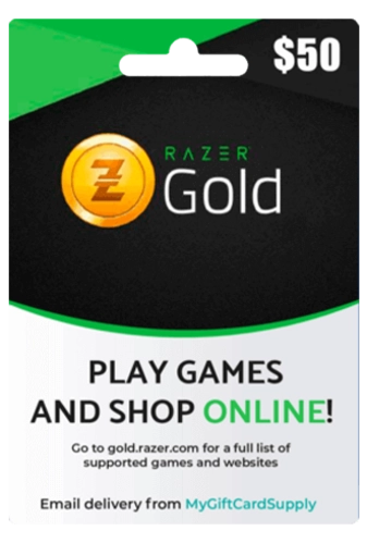 Razer Gold 50$ USA Gift Card