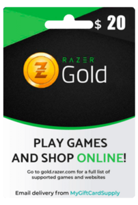 Razer Gold 20$ USA Gift Card