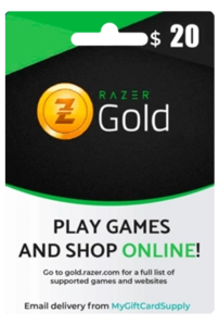 Razer Gold 20$ USA Gift Card