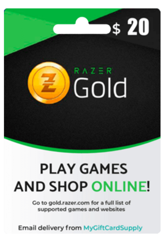 Razer Gold 20$ USA Gift Card