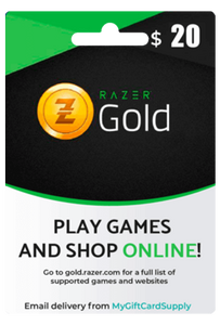 Razer Gold 20$ Global Gift Card