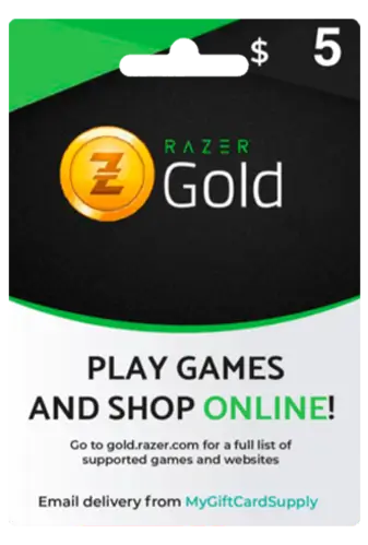 Razer Gold 5$ USA Gift Card