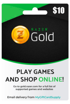 Razer Gold 10$ USA Gift Card