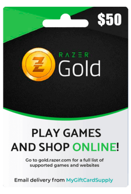 Razer Gold 50$ Global Gift Card