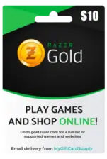 Razer Gold 10$ Global Gift Card (31250)