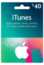 Apple iTunes Gift Card USA $40 (31252)