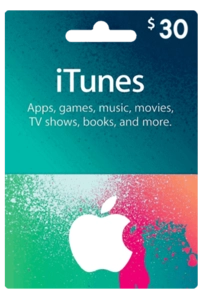 Apple iTunes Gift Card US 30$