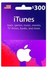 Apple iTunes Gift Card USA $300 (31255)