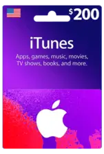 Apple iTunes Gift Card US 200$