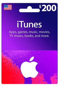 Apple iTunes Gift Card USA $200 -  for sale in Egypt from Games2Egypt