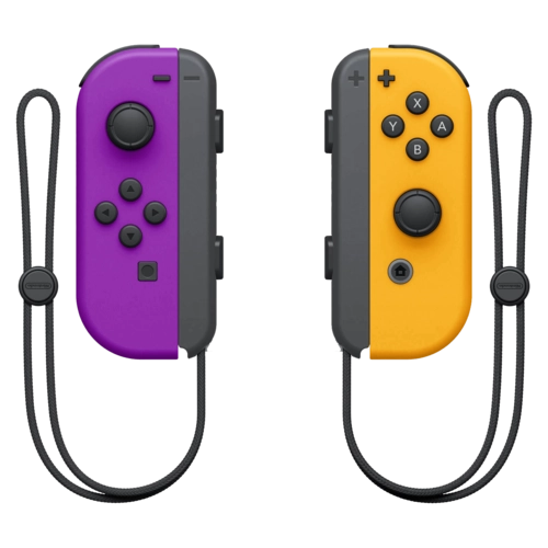  Joy-Con Neon Purple - Neon Orange - Nintendo Switch