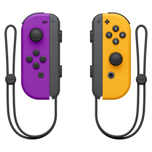 Nintendo Switch  Joy-Con Neon Purple - Neon Orange  -  for sale in Egypt from Games2Egypt
