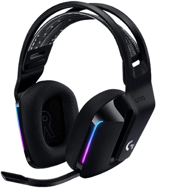 Logitech G733 LIGHTSPEED Wireless RGB Gaming Headset - BLACK