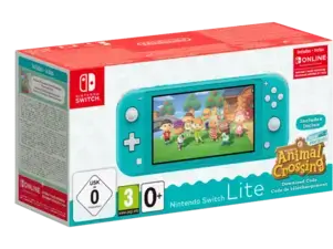 Nintendo Switch Lite Console - Turquoise - Animal Crossing (31371)