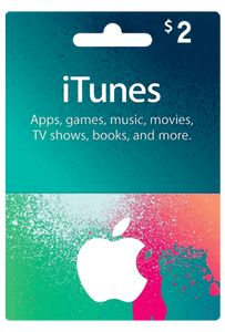 Apple iTunes Card 2$ USA  -  for sale in Egypt from Games2Egypt