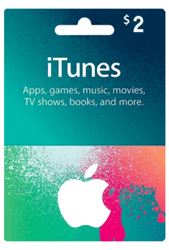 Apple  iTunes Card 2$ USA 