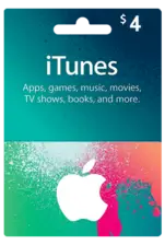 Apple iTunes Card 4$ USA (31408)