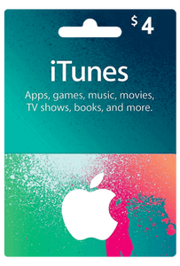 Apple iTunes Card 4$ USA -  for sale in Egypt from Games2Egypt