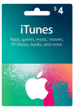 Apple iTunes  Card 4$ USA