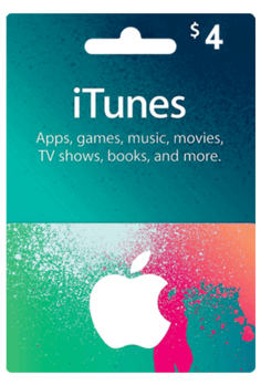 Apple iTunes  Card 4$ USA