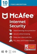 McAfee Internet Security 10 Users